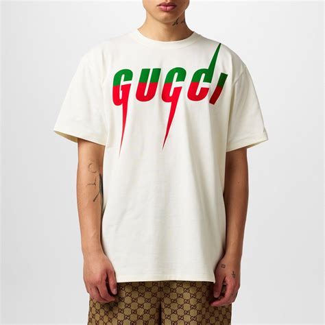 gucci oversized t-shirt men's|Gucci t shirt price men.